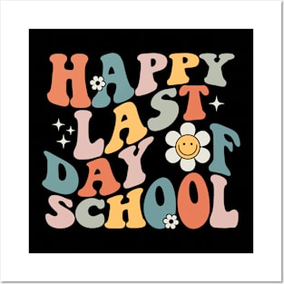 Funny Last Day of School Hilarious Gift Idea Posters and Art